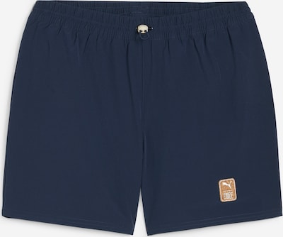 PUMA Workout Pants 'First Mile' in Navy / Orange / White, Item view