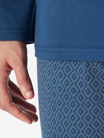 SCHIESSER - Pijama largo ' Casual Essentials ' en azul