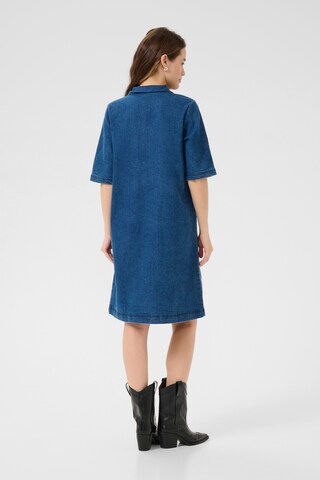 Kaffe Jurk 'KAlauren' in Blauw