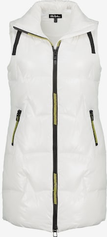 Ulla Popken Bodywarmer in Wit: voorkant