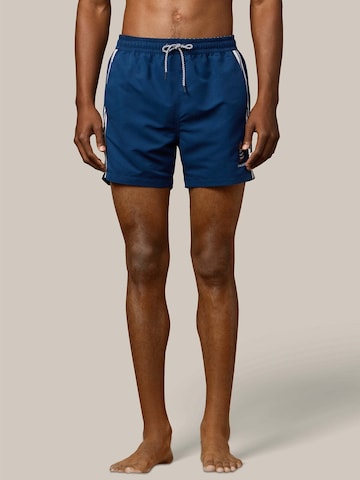 Shorts de bain 'HARRY PLACED' Hackett London en bleu : devant