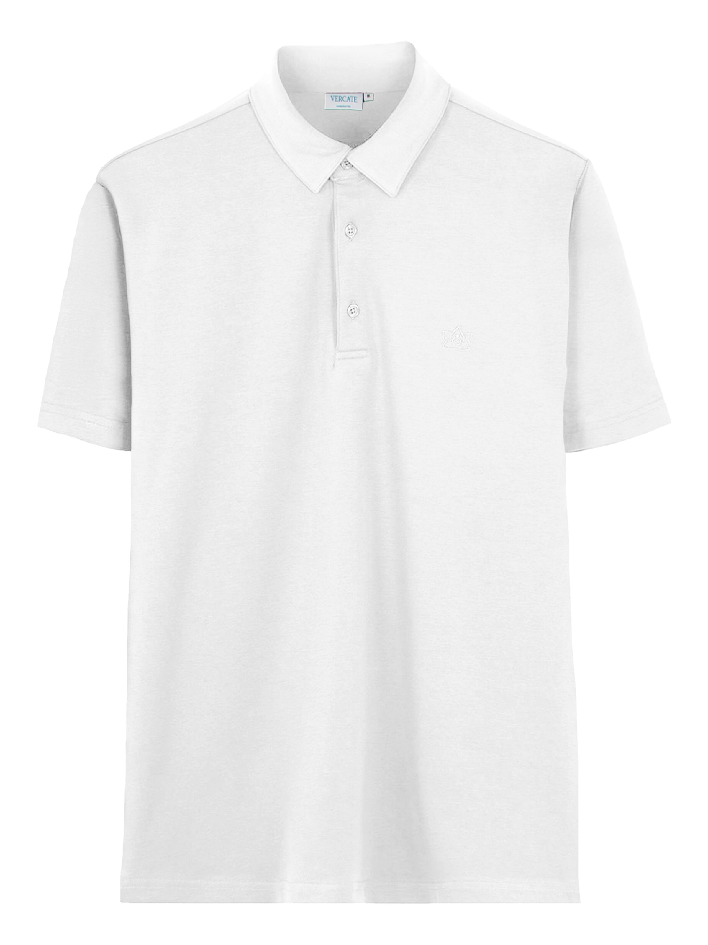 Maglietta 'No. 20' di Vercate in bianco: frontale