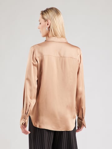 Karl Lagerfeld Bluzka w kolorze brązowy: tył