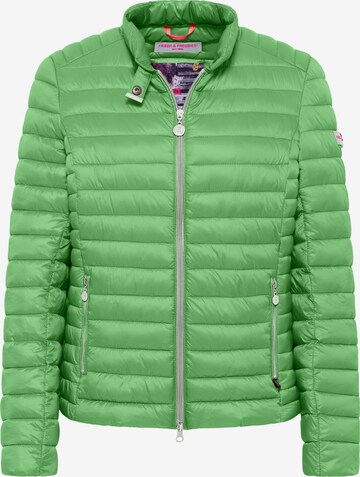 Frieda & Freddies NY Between-Season Jacket 'Judy' in Green: front