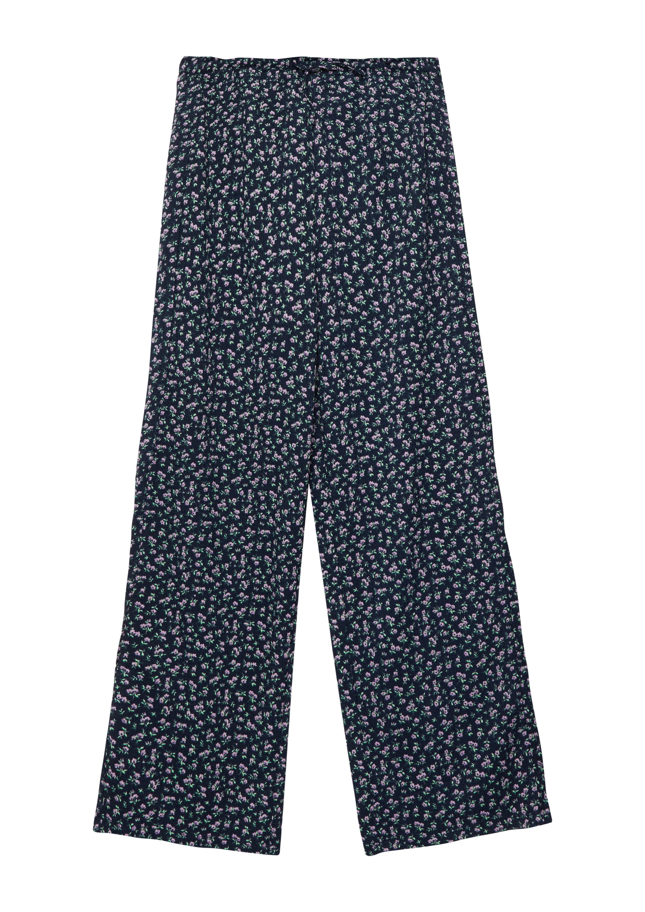 s.Oliver Wide leg Broek in Blauw: voorkant
