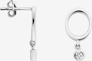 Sofia Milani Ohrringe 'Circle' in Silber: Vorderseite