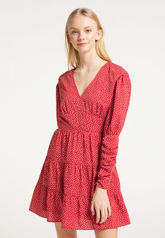 MYMO Dress in Red: front