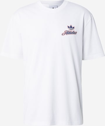 T-Shirt ADIDAS ORIGINALS en blanc : devant