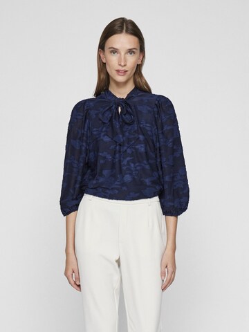VILA Blouse in Blauw: voorkant