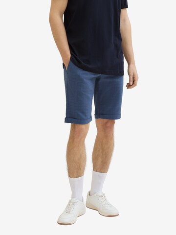 TOM TAILOR DENIM Regular Shorts in Blau: predná strana