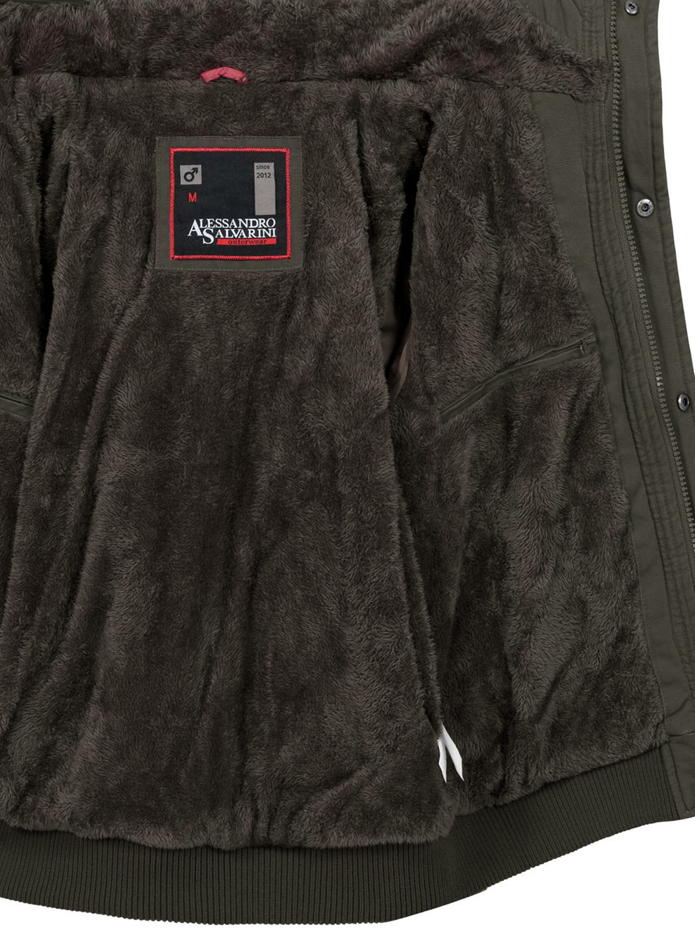 Alessandro Salvarini Winterjacke in Grau