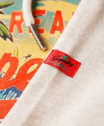 Superdry Sweatshirt ' LA ' in Beige