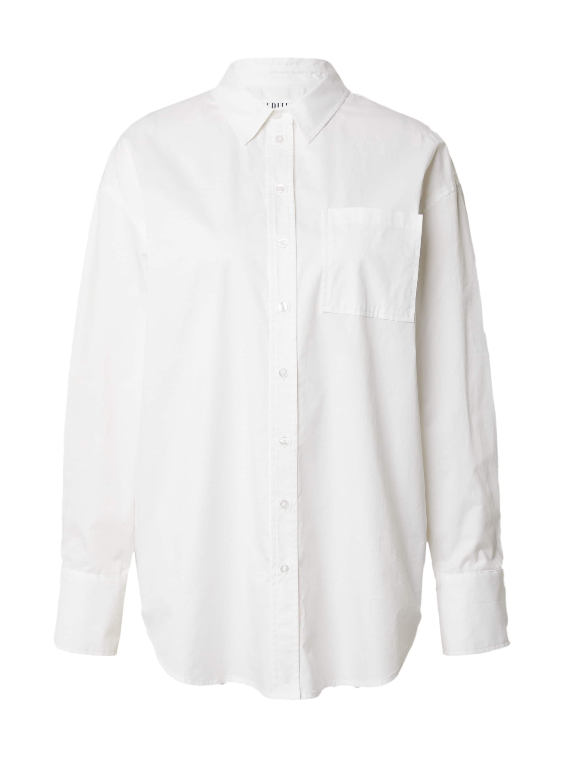 EDITED Blus &#x27;Gianna&#x27; i vit: framsida