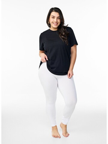 Skinny Leggings di Zizzi in bianco