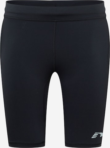 Newline - Skinny Calças de desporto em preto: frente