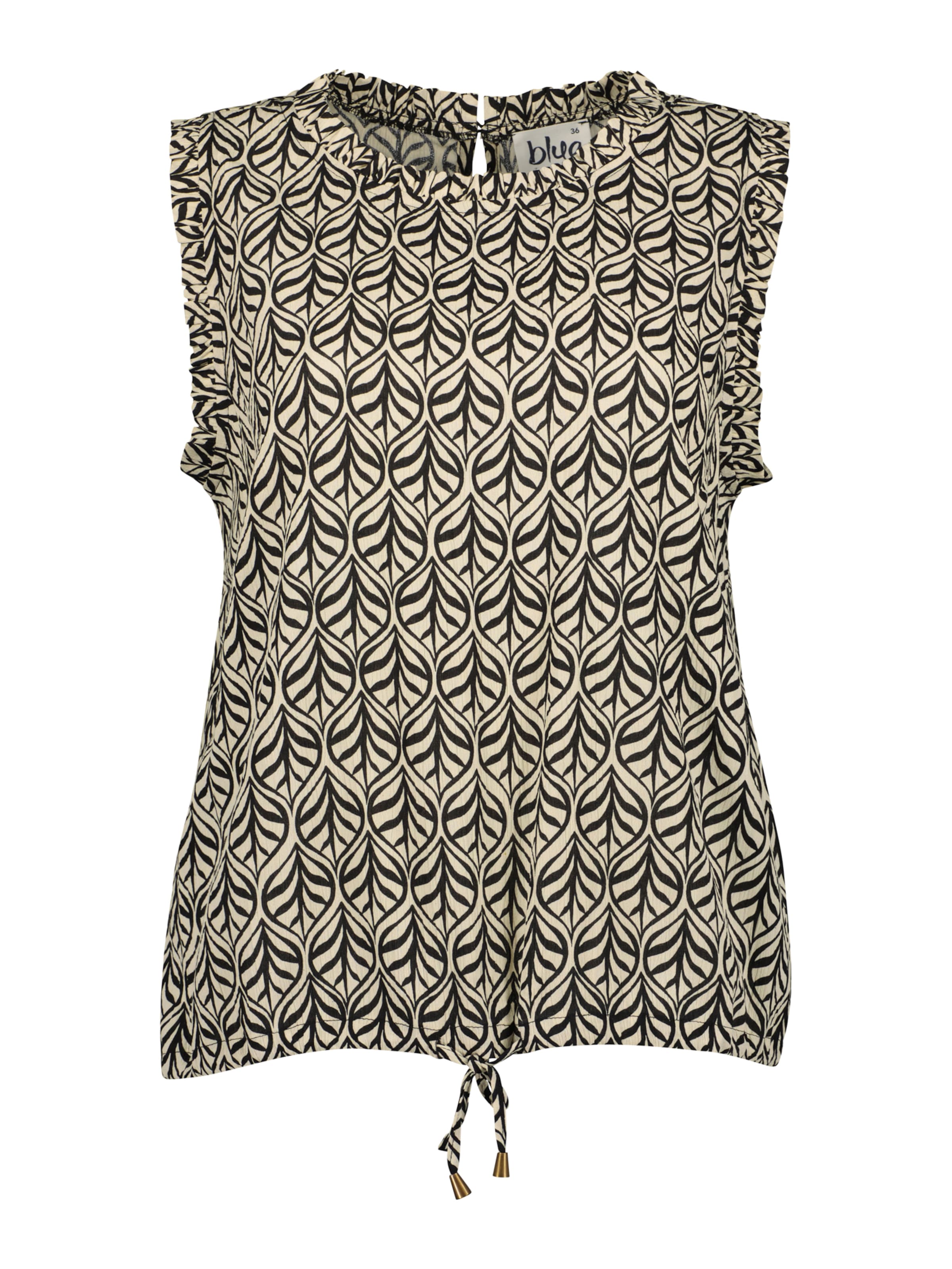 BLUE SEVEN - Blusa en negro: frente