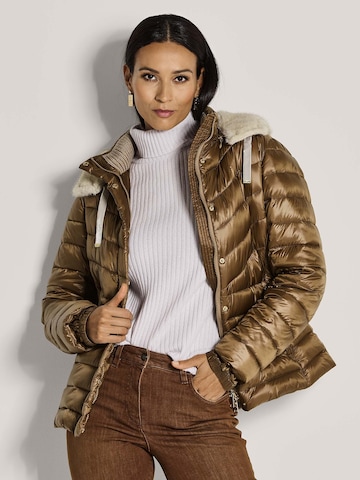 Veste d’hiver MADELEINE en marron : devant