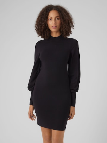 Vero Moda Petite Knitted dress 'Holly Karis' in Black: front