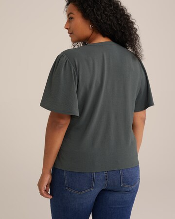 WE FashionBluza 'Curve' - zelena boja
