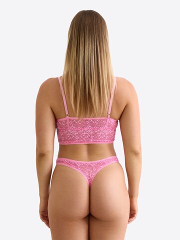 Erlich Textil String 'Iconic Lace' in Roze