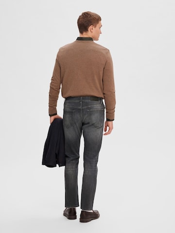 SELECTED HOMME - regular Vaquero en gris