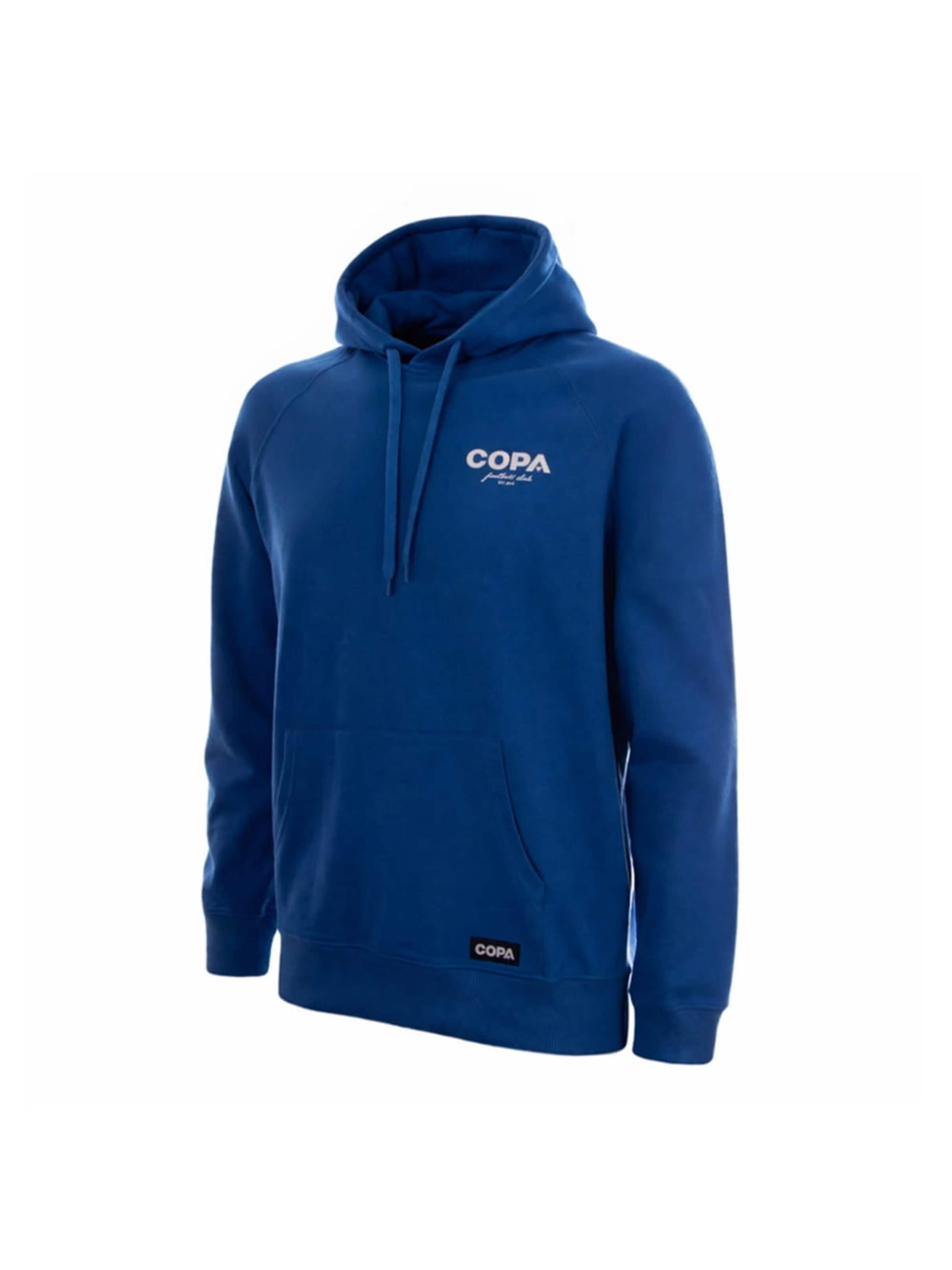 COPA FOOTBALL Trui 'COPA Football Club Hoodie' in Blauw: voorkant