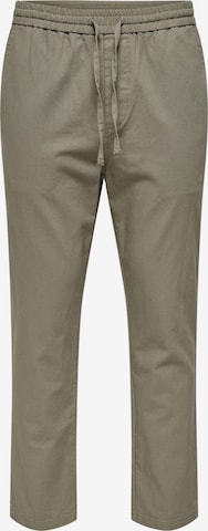 Tapered Pantaloni di Only & Sons in grigio: frontale
