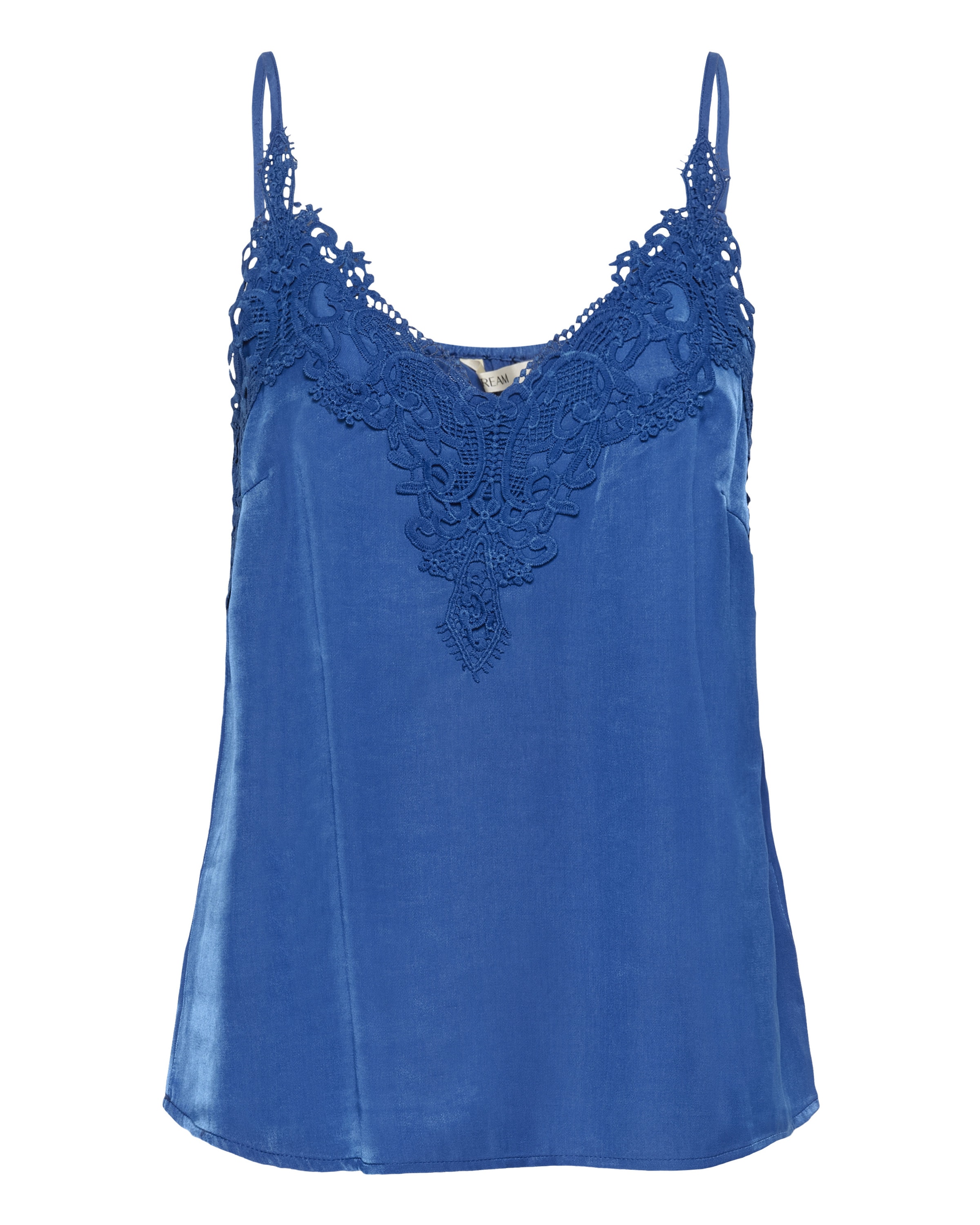 Bluză 'Anna' de la Cream pe albastru: față