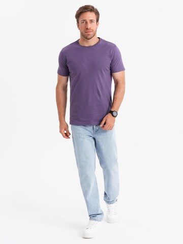 Ombre Shirt 'OM-TSBS-0146' in Purple
