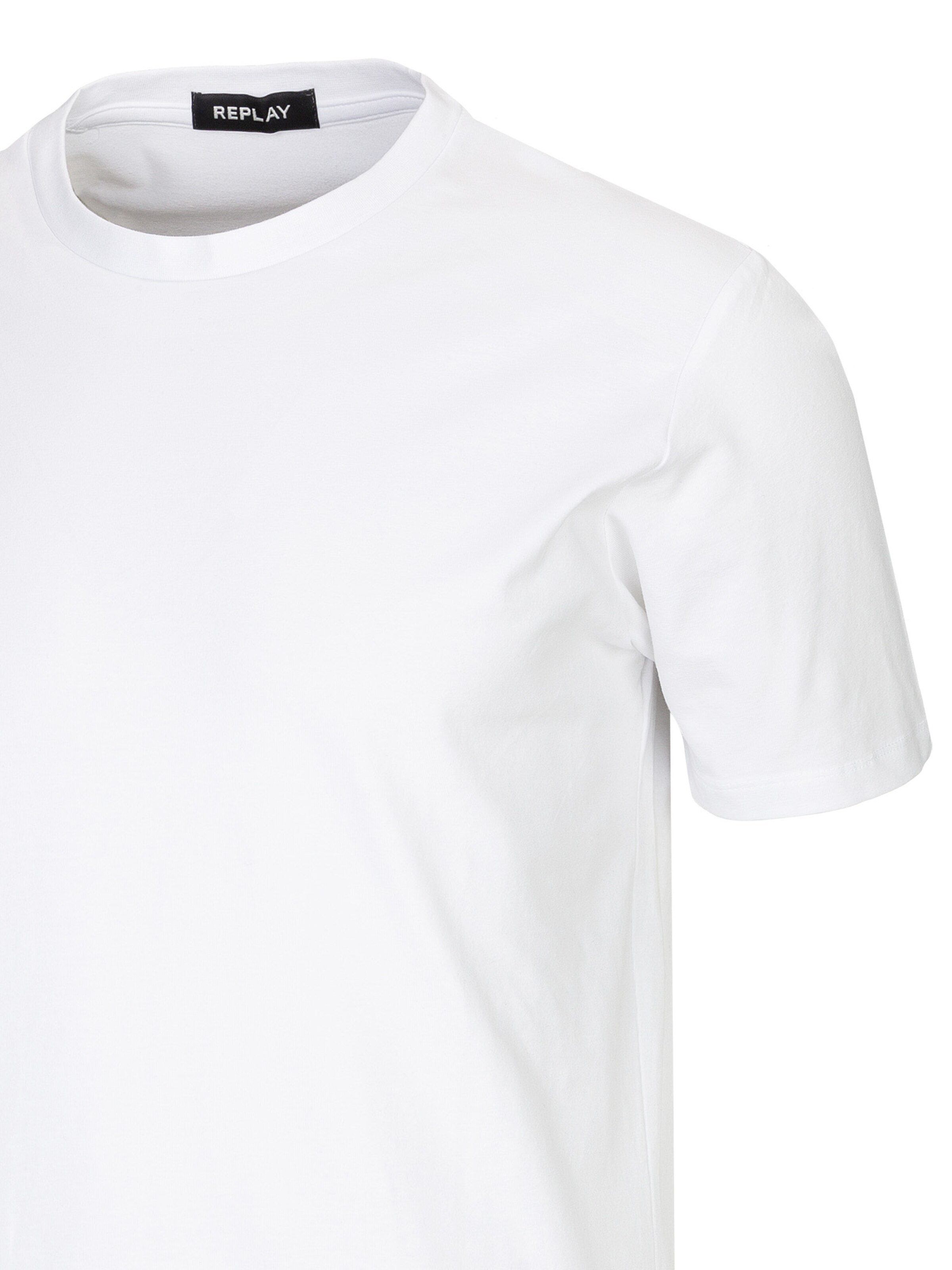 REPLAY Shirt 'COMPACT' in Wit