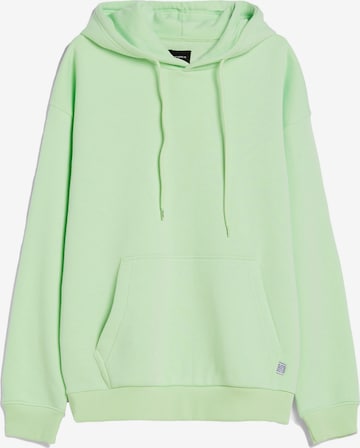 BershkaSweater majica - zelena boja: prednji dio