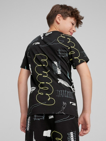 PUMA - Camiseta 'CLASSICS BRAND LOVE' en negro