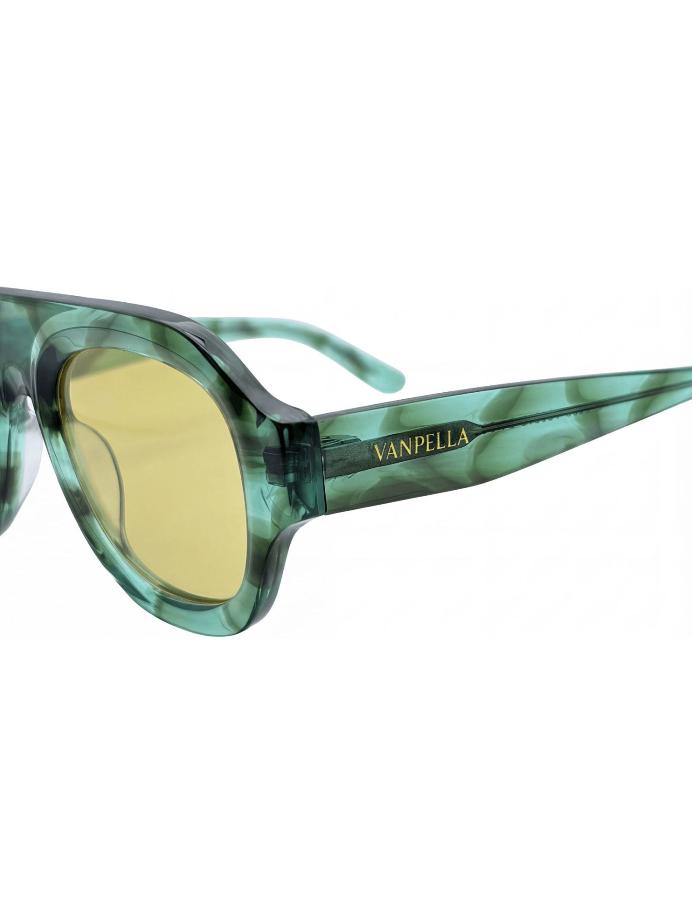 VANPELLA Zonnebril 'The Pilot Malachite' in Gemengde kleuren