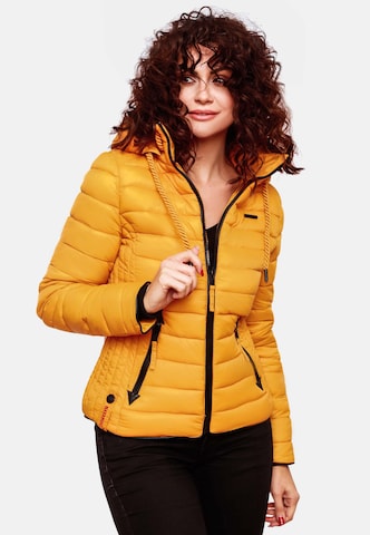 NAVAHOO Between-Season Jacket 'Lulana' in Yellow: front