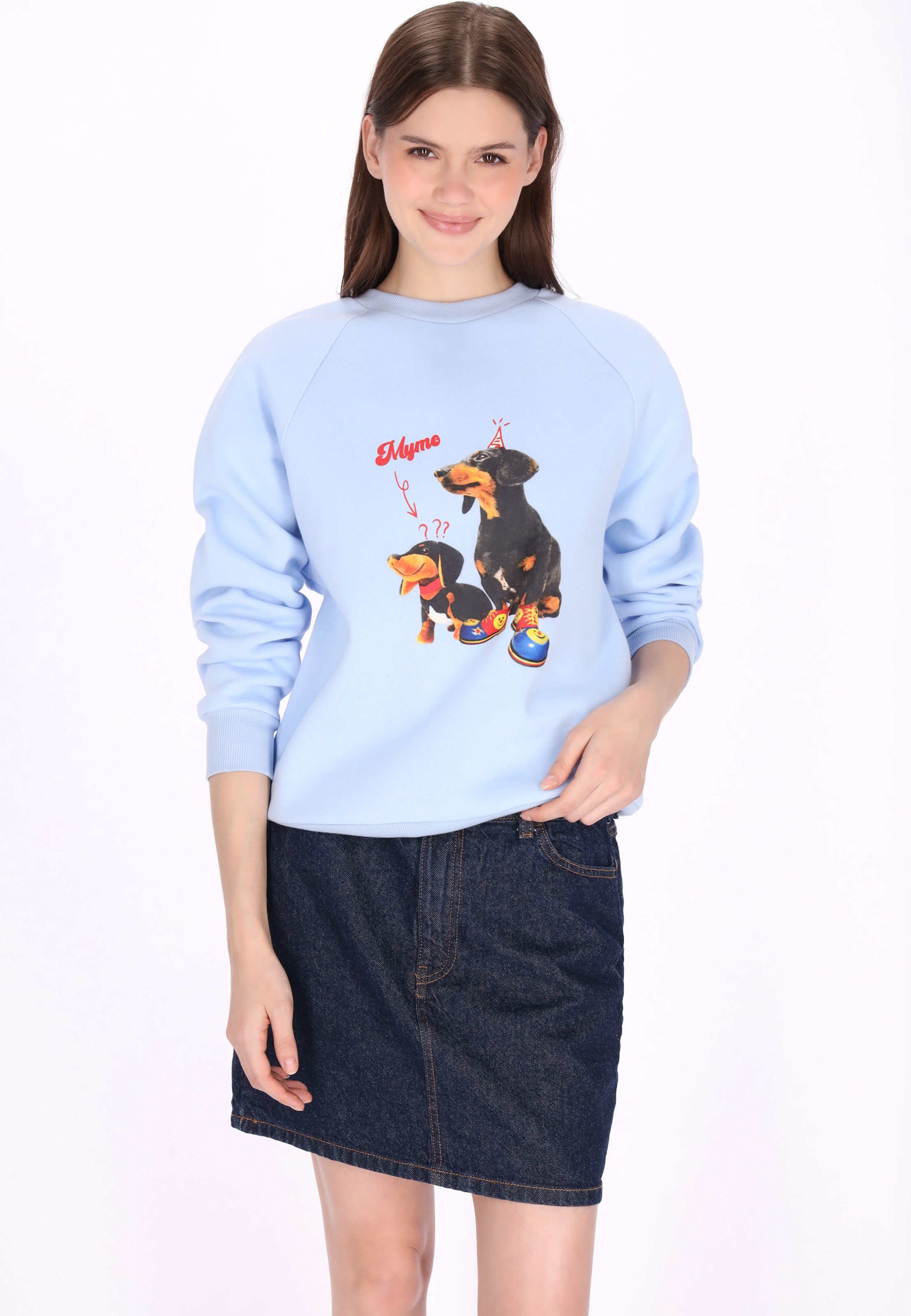 MYMO - Sudadera en azul: frente