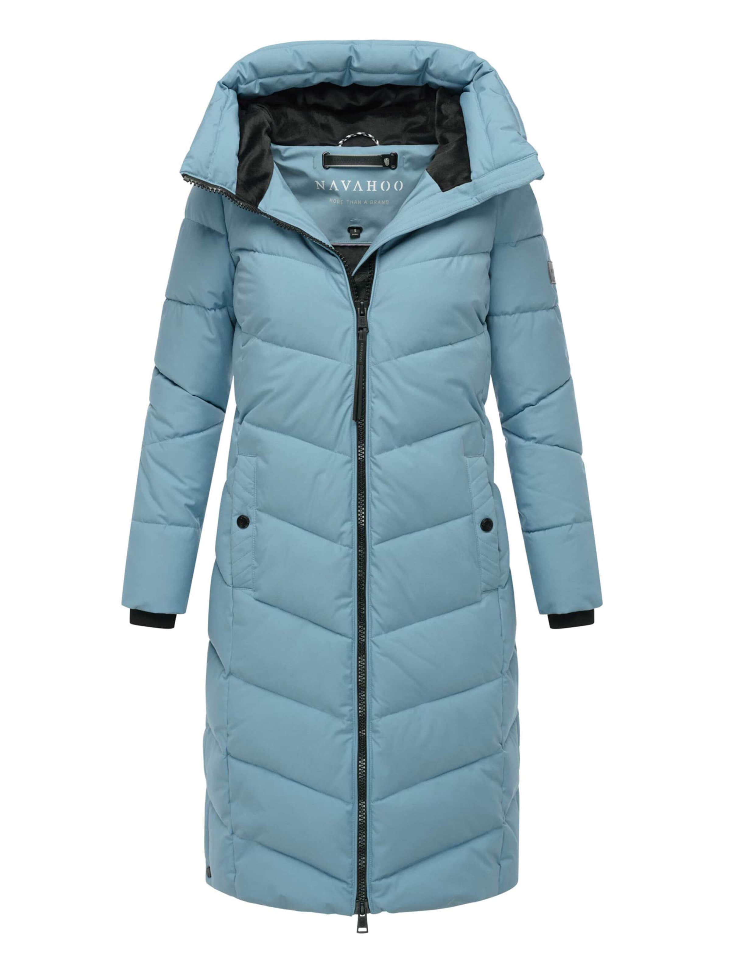 NAVAHOO Wintermantel in Blauw: voorkant