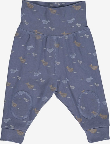 Müsli by GREEN COTTON Tapered Broek 'Whale' in Blauw: voorkant