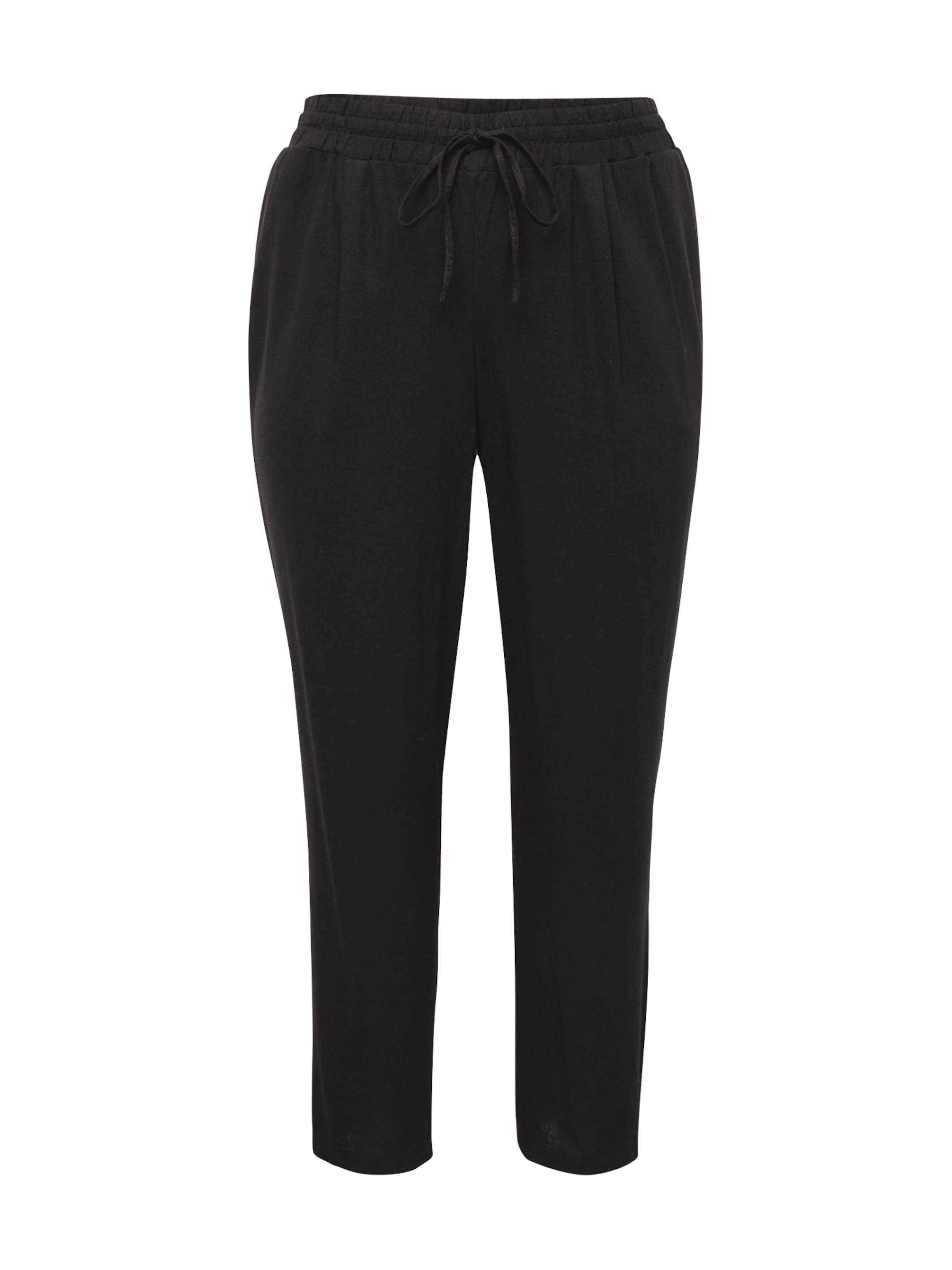 Vero Moda Curve regular Παντελόνι πλισέ 'VMJESMILO' σε μαύρο: μπροστά