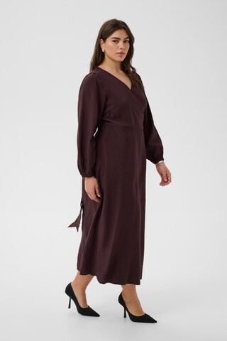 KAFFE CURVE Kleid 'KCruby' in Braun