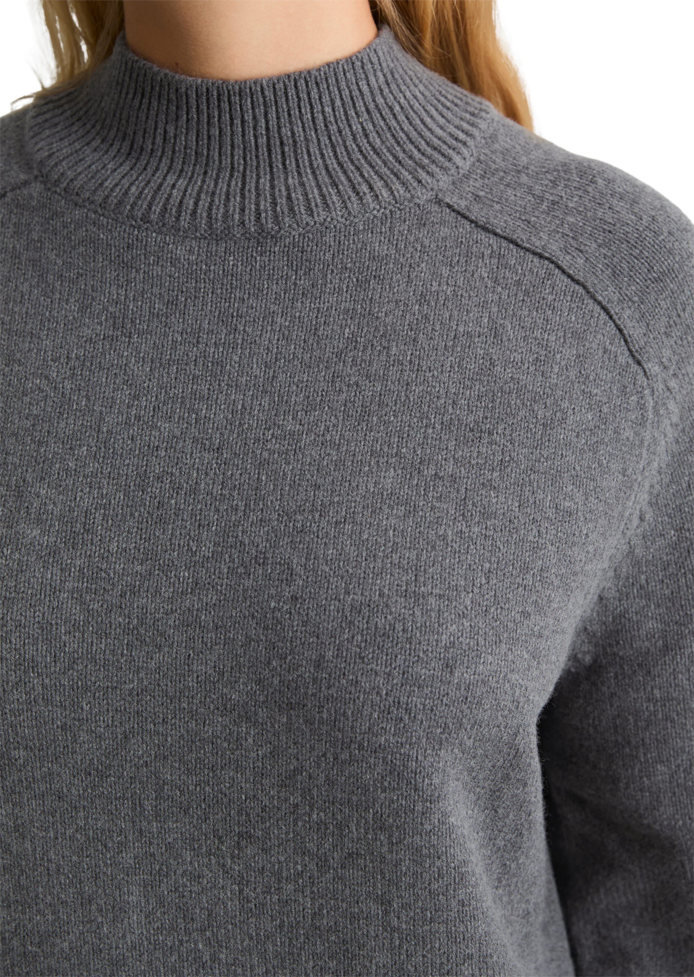Marc O'Polo DENIM Gebreide jurk in Grijs: voorkant