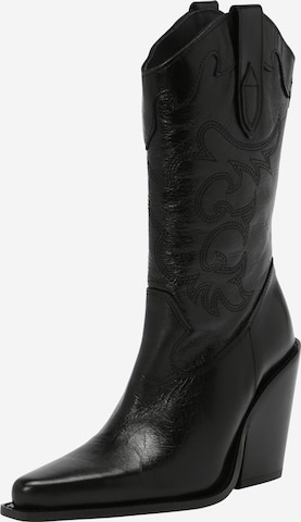 Bottes de cowboy 'Bonderia' BRONX en noir : devant