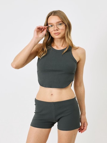 C&City Top in Grau: Vorderseite