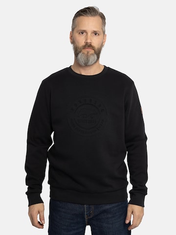 FORSBERG Sweatshirt 'Sweatshirt mit 3D Logo' in Schwarz: Vorderseite