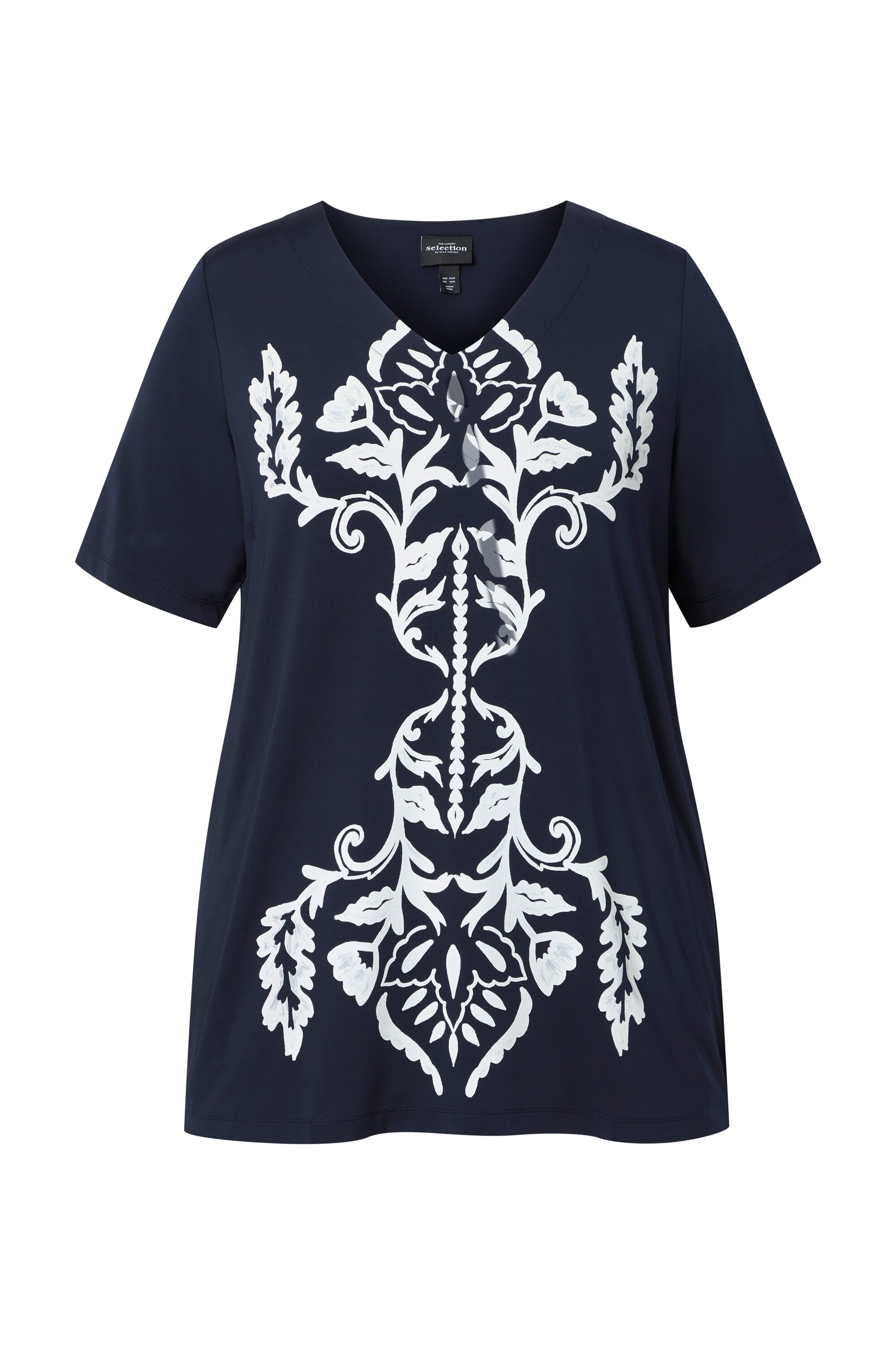 Ulla Popken Shirt in Blau: Vorderseite