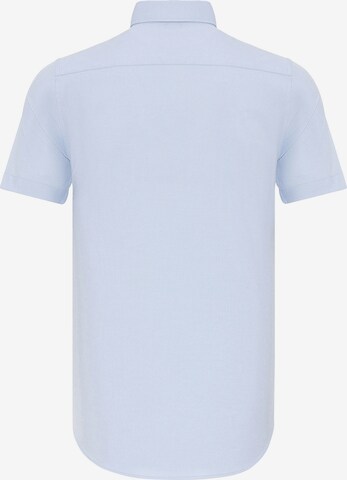 mėlyna DENIM CULTURE Standartinis modelis Marškiniai 'STANLEY'