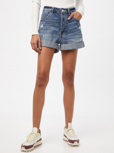 Pimkie Jeans in de kleur Blauw denim, Modelweergave