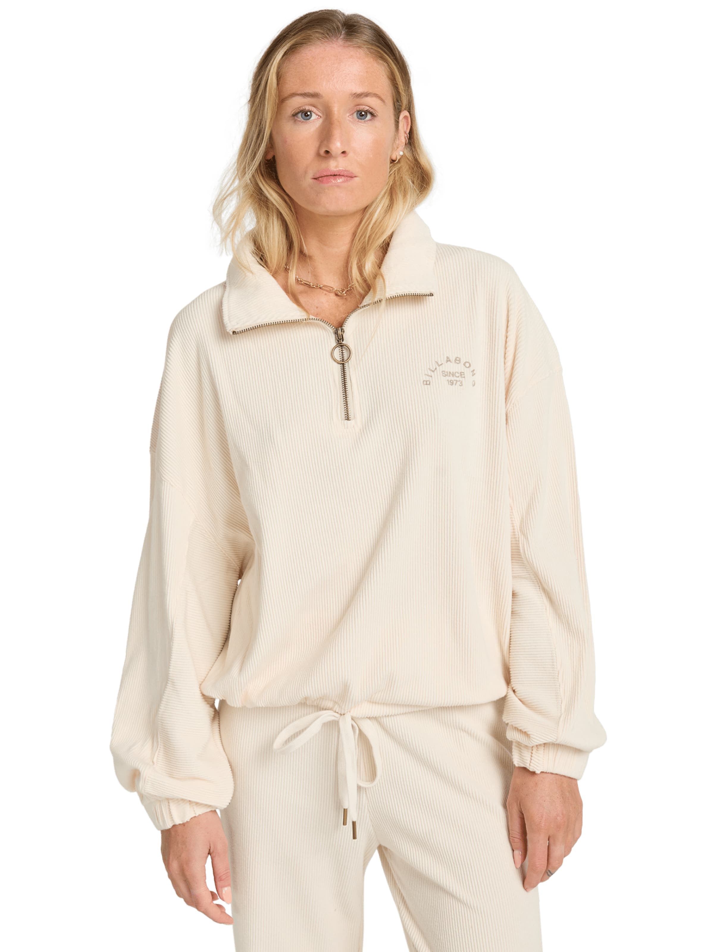 BILLABONG Sweater 'Coffee Time' in Beige: front