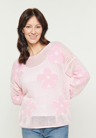 usha BLUE LABEL Pullover in Pink: Vorderseite