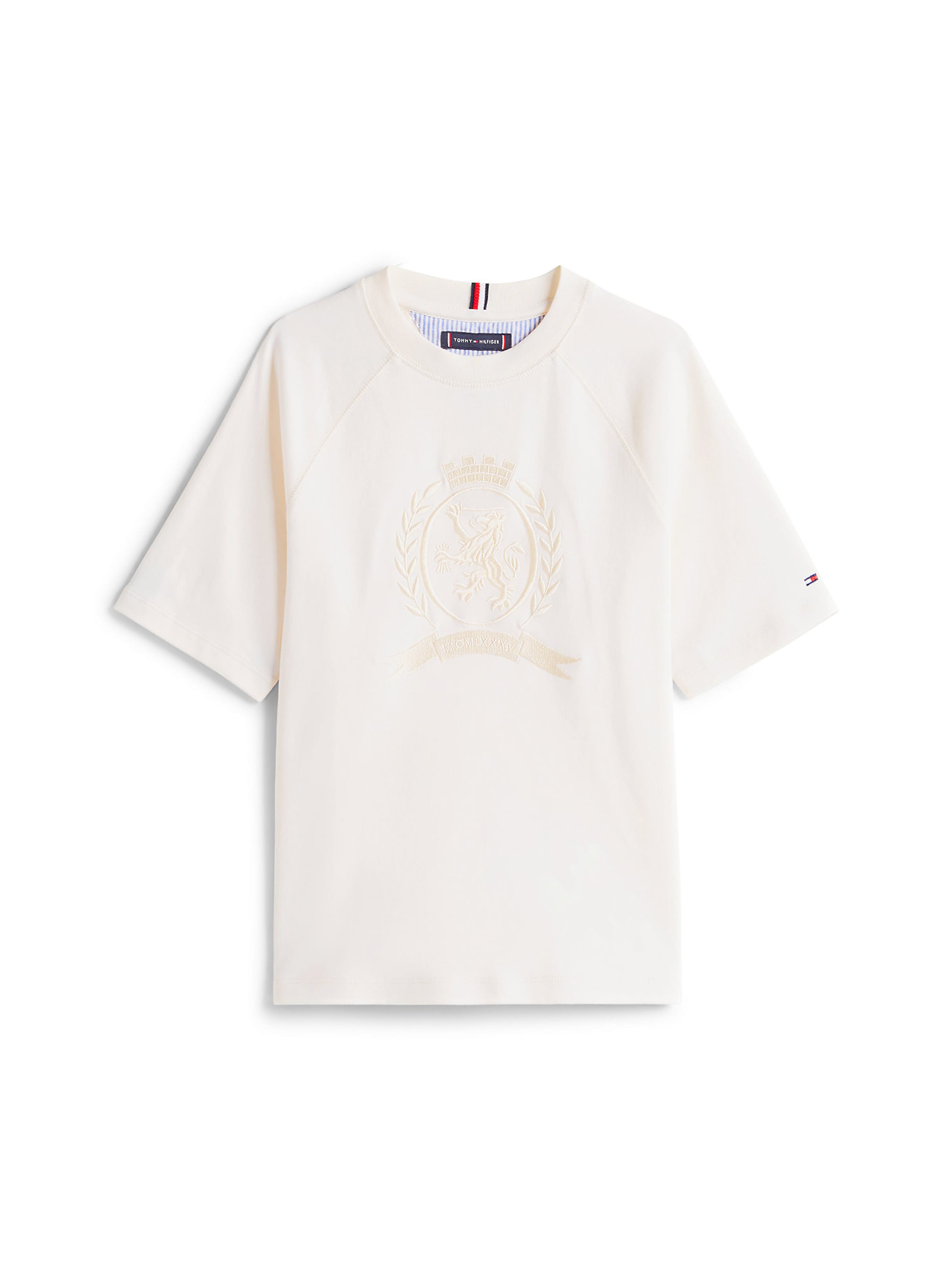 TOMMY HILFIGER T-Shirt in Beige: Vorderseite