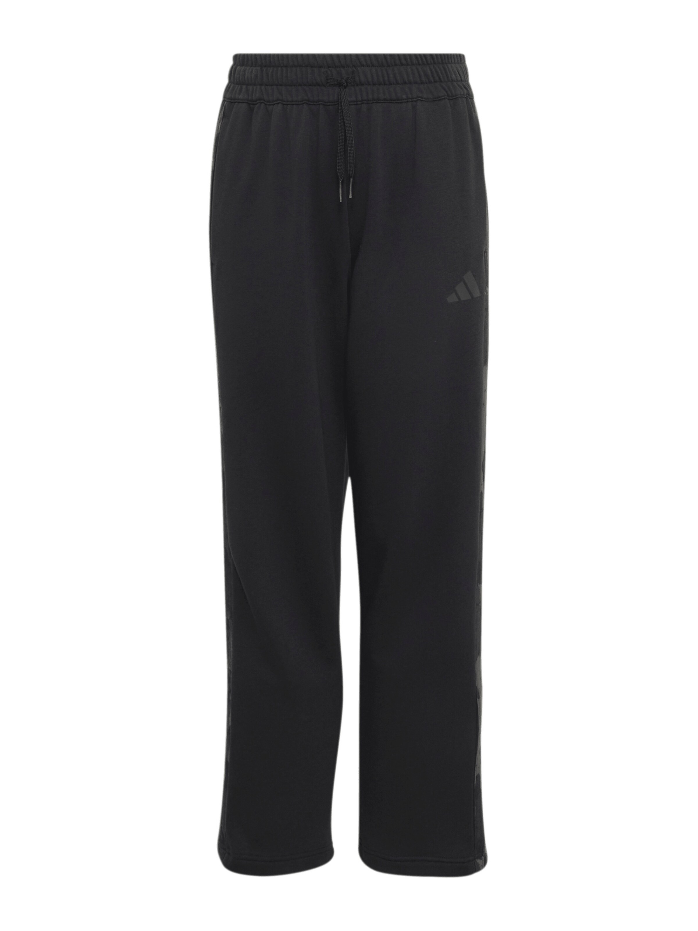 juoda ADIDAS SPORTSWEAR Standartinis Sportinės kelnės: priekis